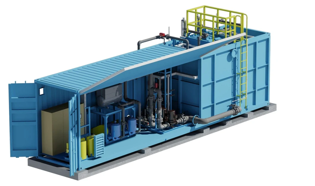 De aangepaste Container Mbr integreerde Biologische Waterzuiveringsinstallatie